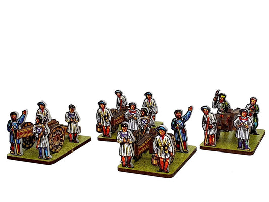 Artillery and Crews For Scots