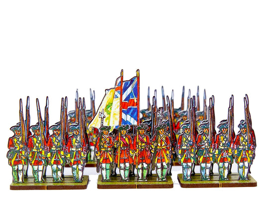 British Army Infantry Yellow Facings