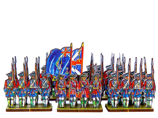 British Army Infantry Blue Facings