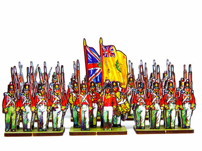 British Infantry Centre Companies, yellow facing