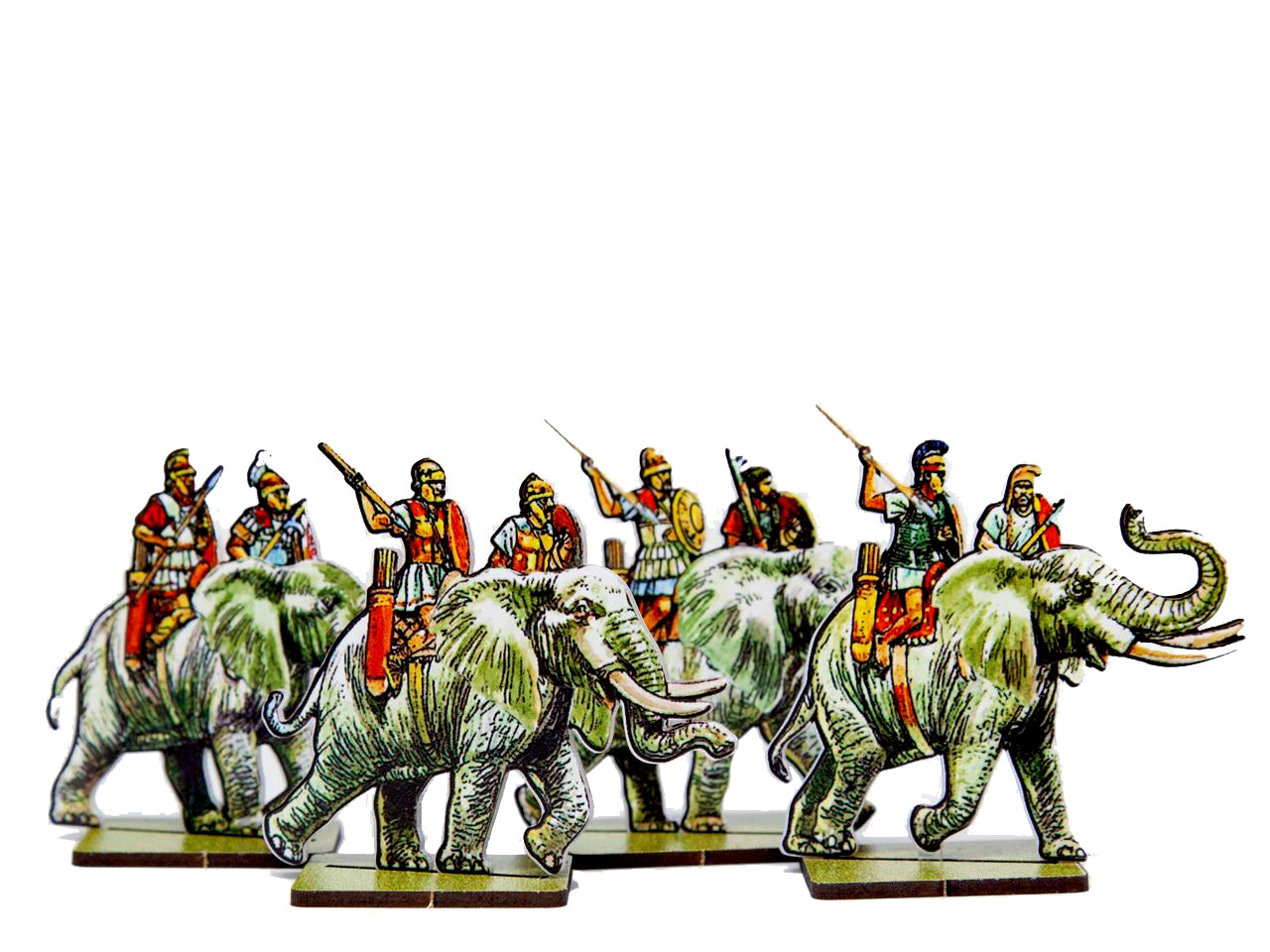 Carthaginian African Elephants (from the side)