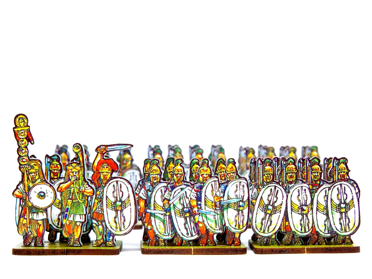 Caesar’s infantry, white wing shield