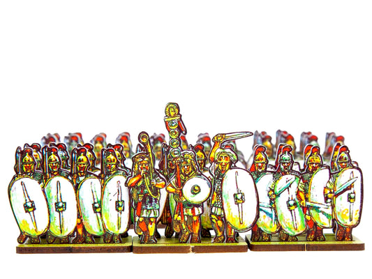 Caesar’s infantry, plain white