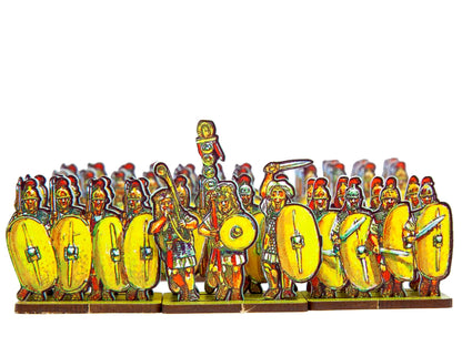 Caesar’s infantry, plain yellow