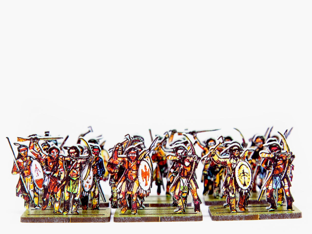 Comanche Warriors on Foot