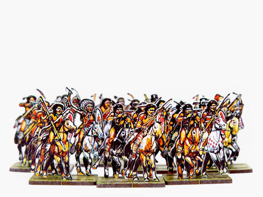 Mounted Comanche Warriors