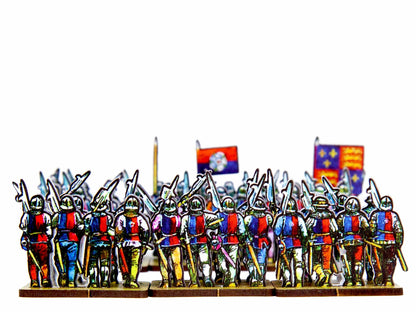 Billmen in Red & Blue Livery (Edward IV, Richard III)