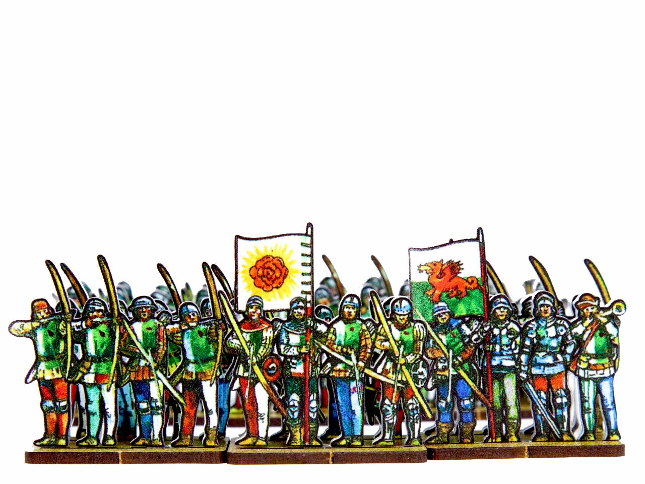 Bowmen in Green & White Livery (Henry Tudor)