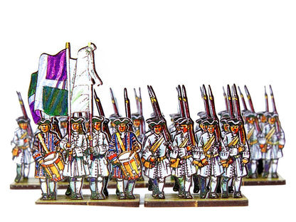 French Line Infantry Auvergne (white facings & white cuffs)