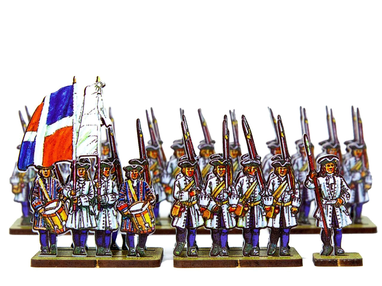 French Line Infantry Poitou (blue facings & blue stockings)