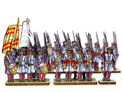 French Line Infantry Bearn (red stockings & red cuffs )