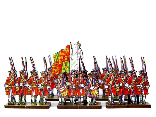 French Line Infantry O'Donnel (Irish - red uniforms)