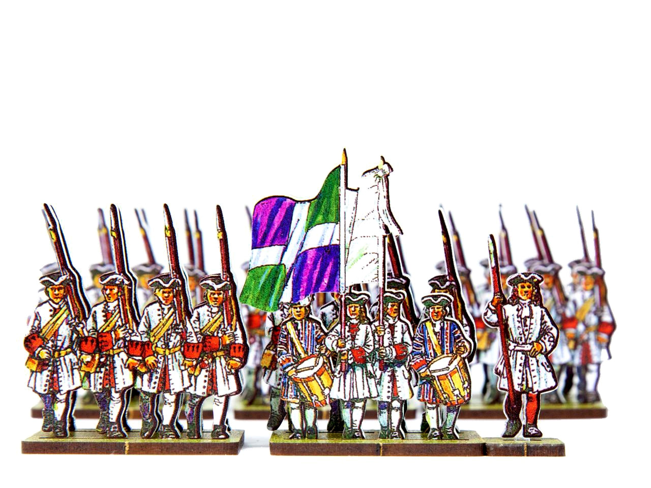 French Line Infantry Lorraine (white facings & red cuffs)