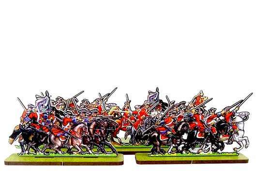 French Cavalry in Charge, Saxon Cavalry