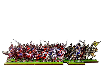 Prussian 2nd Hussars in Charge, Prussian Cuirassier Cavalry