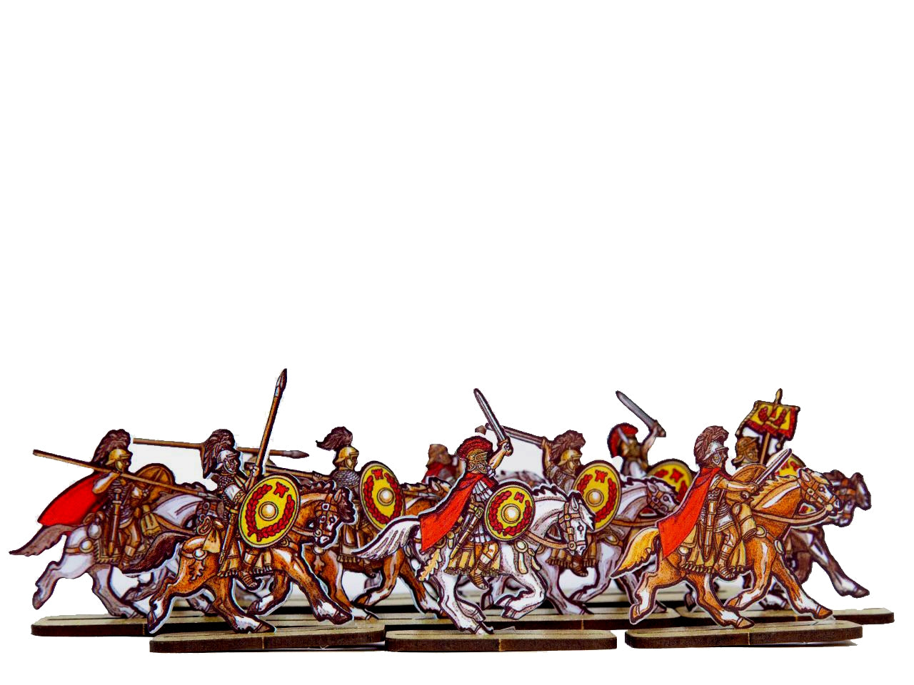 Roman Cavalry 5 (Yellow/Red Shields)